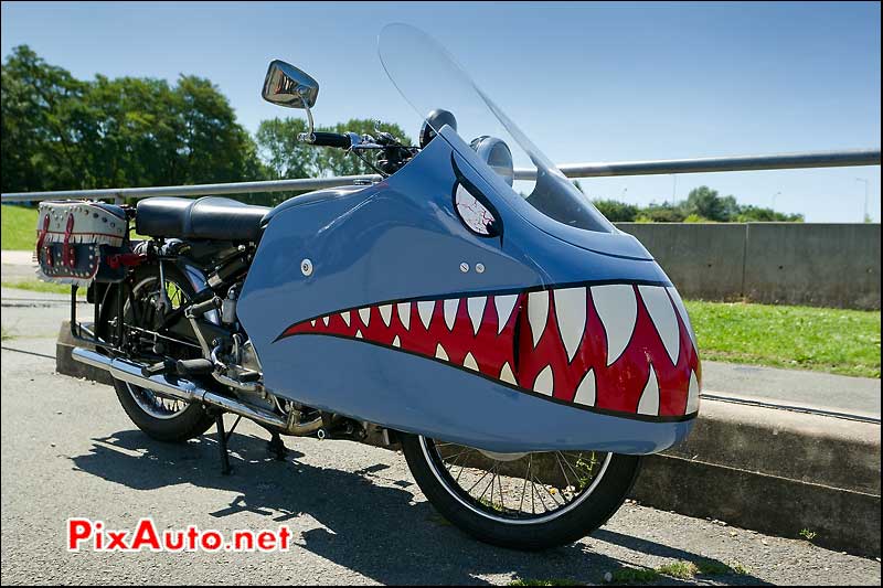 moto ancienne vincent peinture personnalisée