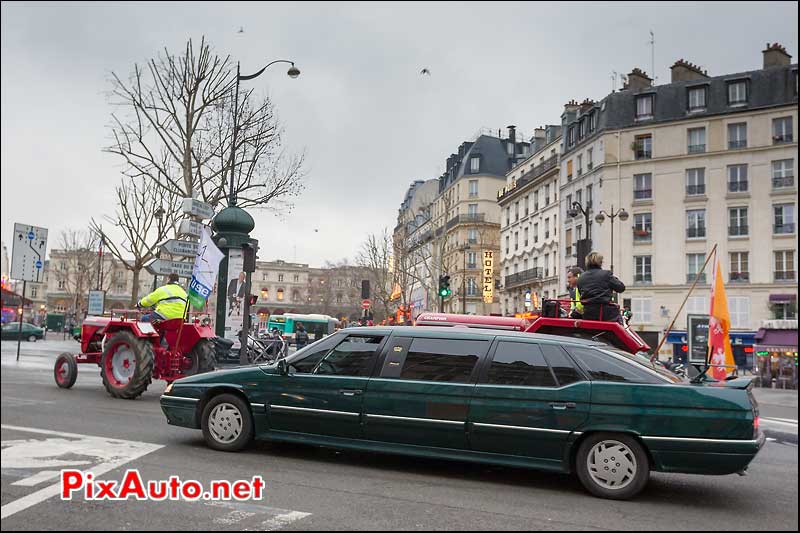 limousine citroen xm, traversee de paris 2013