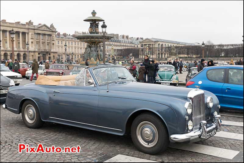 Bentley Continental Drophead, Traversee de Paris 2014