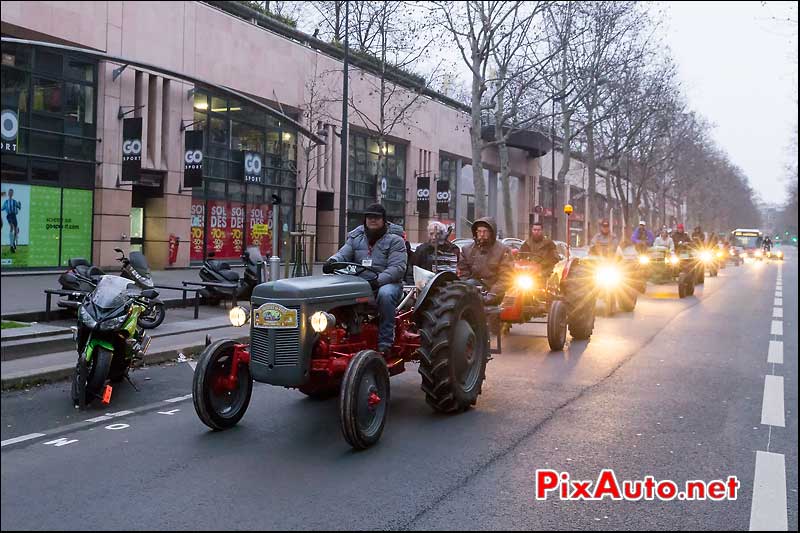 Tracteurs avenue Daumesnil, Traversee de Paris 2014