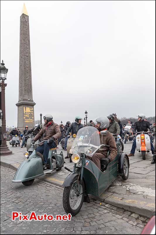 Tricycle Poirier, Traversee de Paris 2014