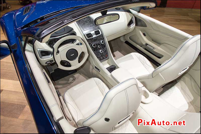 Salon-de-Geneve, Aston Martin Vanquish S Interieur Cuir