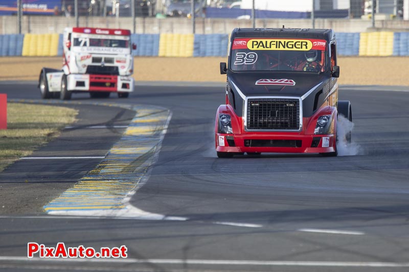 24 Heures Camions, Franck Conti Au Freinage