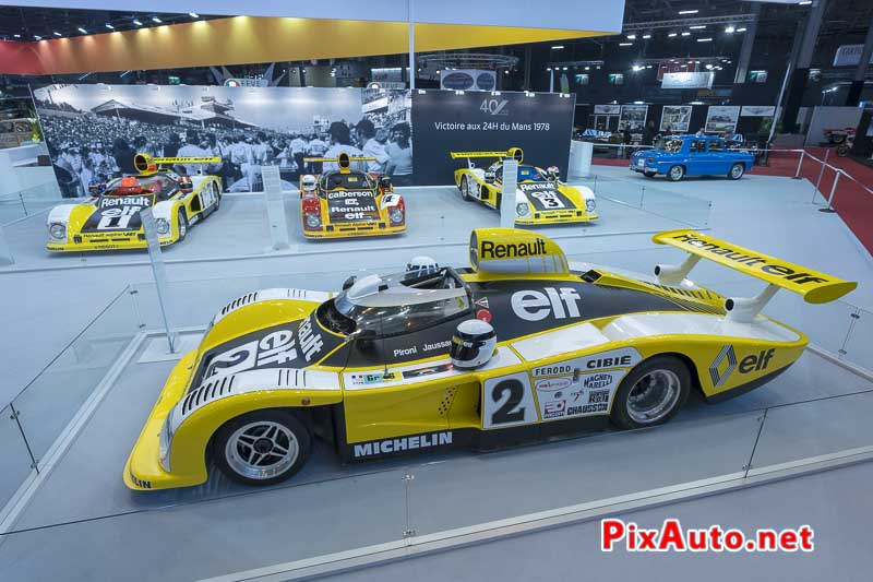 Salon-Retromobile, Renault-alpine A442 le Mans 1978