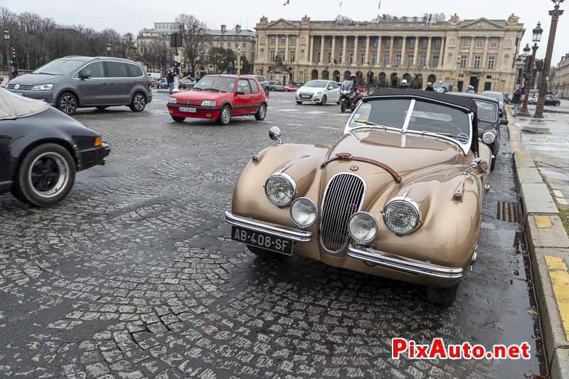 21e Traversee De Paris Hivernale, Jaguar Xk Cabriolet